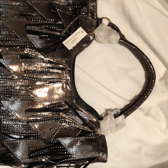 L and D silver/ bronze handbag - Picture 2 of 3